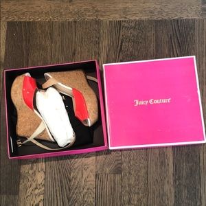 Brand new never worn juicy couture wedges